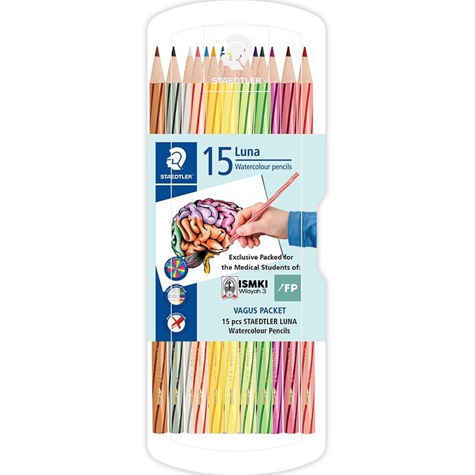 

KI3 Stationery Haul Staedtler Pensil Warna Watercolor 15 Warna