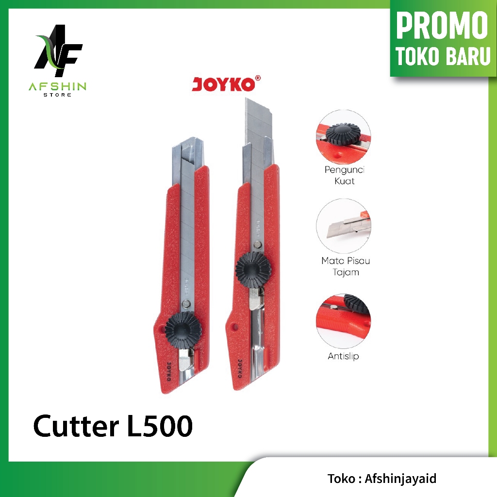 

Cutter L 500 Pisau Cutter L500 Pisau Kater L500 ukuran besar harga per pcs