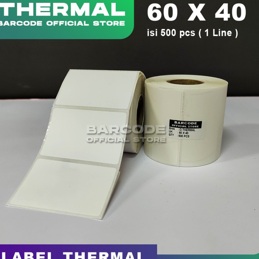 

Wow Label Barcode 6 X 4 Kes Sticker Thermal 6x4 mm pcs