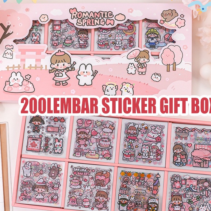 

KP8 2 Lembar Stiker PVC Motif Kartun Lucu Untuk Dekorasi Scrapbook