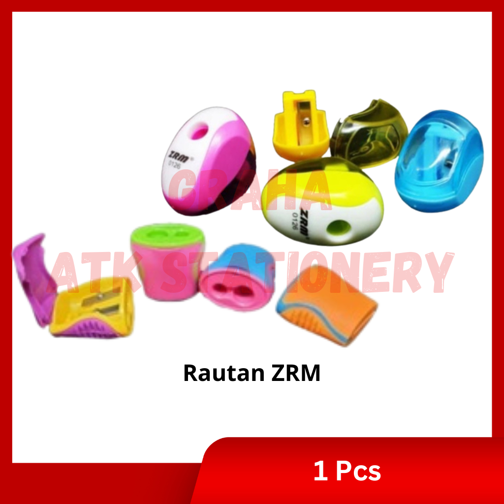 

[1 Pcs] Rautan Murah ZRM / Serutan Pensil / Sharpener Pensil Murah ZRM