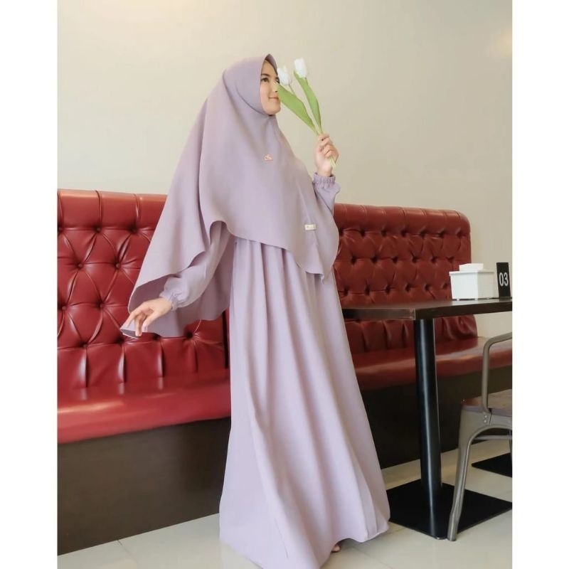 Preloved Dress Sabinaselly / Rumaisya Abaya Set khimar