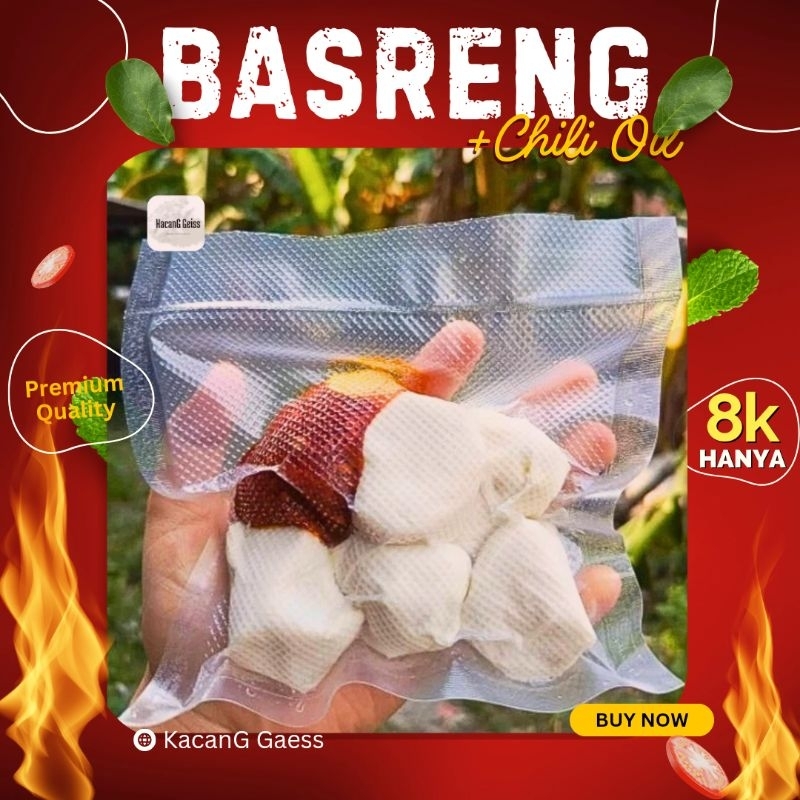 

Basreng mentah + Chili Oil isi5 pcs