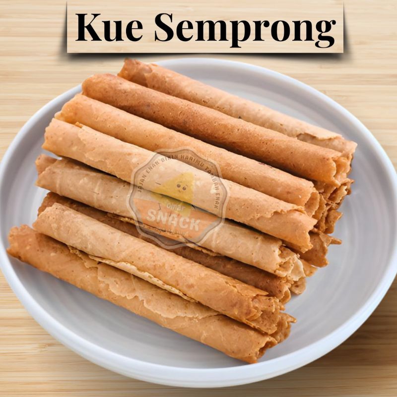 

Kue semprong/semprong roll panjang /semprong gulung 500gr camilan JOGJA