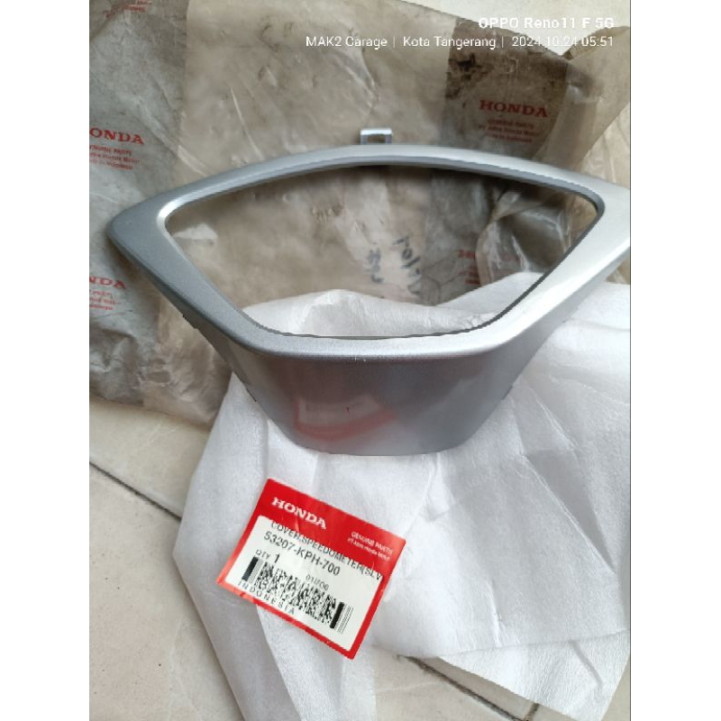 bingkai list spedometer spidometer speedometer Honda Supra x 125 original AHM 53207 kph 700 W