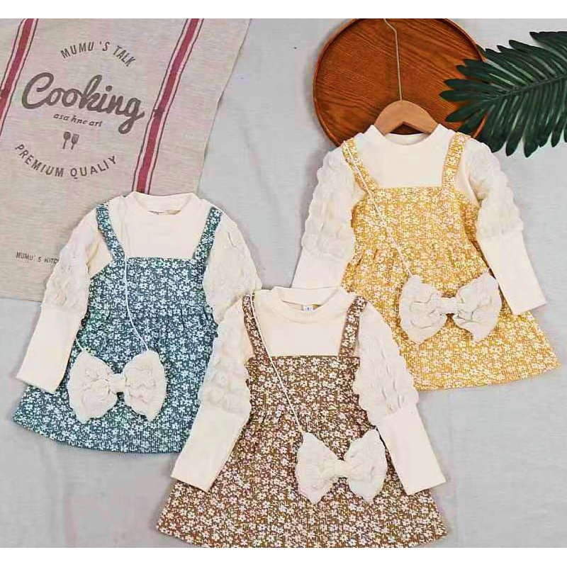 Dress impor anak perempuan/ dress anak perempuan/baju rok anak/ dress anak usia 1-3 tahun