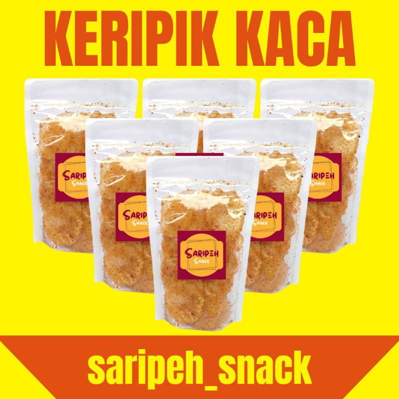 

Keripik Kaca Standing Pouch 10x18 Original Pedas Daun Jeruk Kriuk kress saripeh_snack