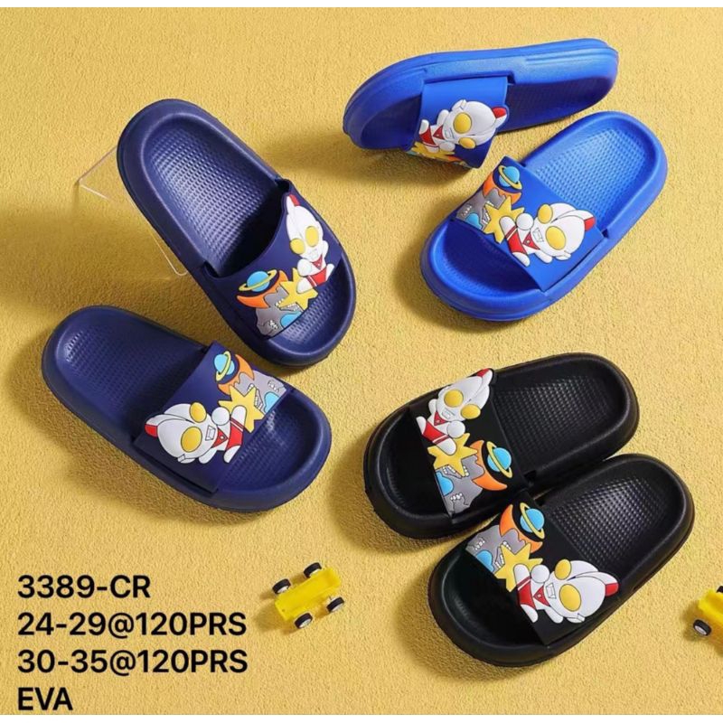 Sandal Selop Karet Anak Laki Laki Karakter Iron Man Import Terbaru 3389