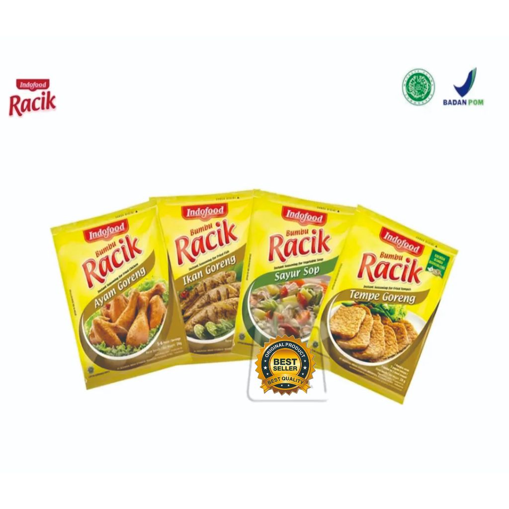 

Indofood Bumbu Racik Masakan Instant Ayam Ikan Nasi Goreng