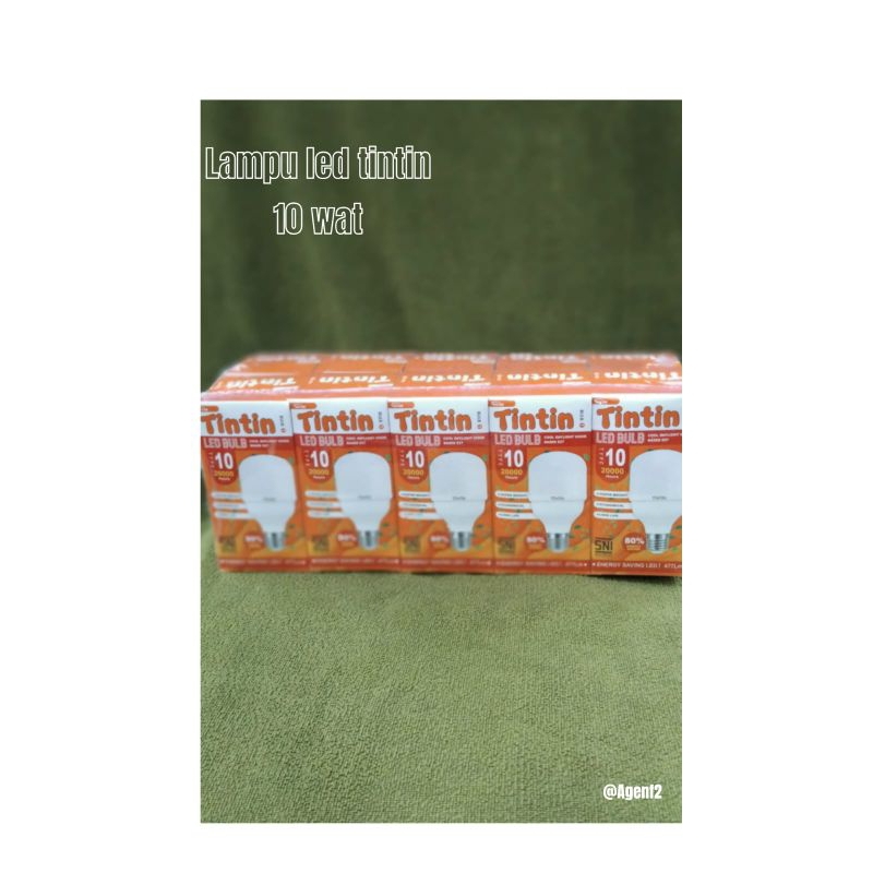 LAMPU BOHLAM LED TINTIN 10WAT/BOHLAM LAMPU