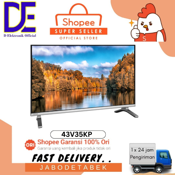 TOSHIBA 43V35KP Smart LED TV HD 43 Inch FHD 1080