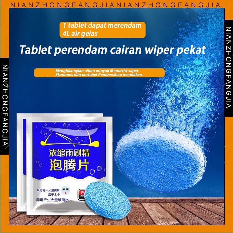 10Pcs Pembersih Jamur Kaca Mobil /Sabun Wiper Kaca Mobil /Tablet Pembersih Kaca Mobil Pil Obat Jamur