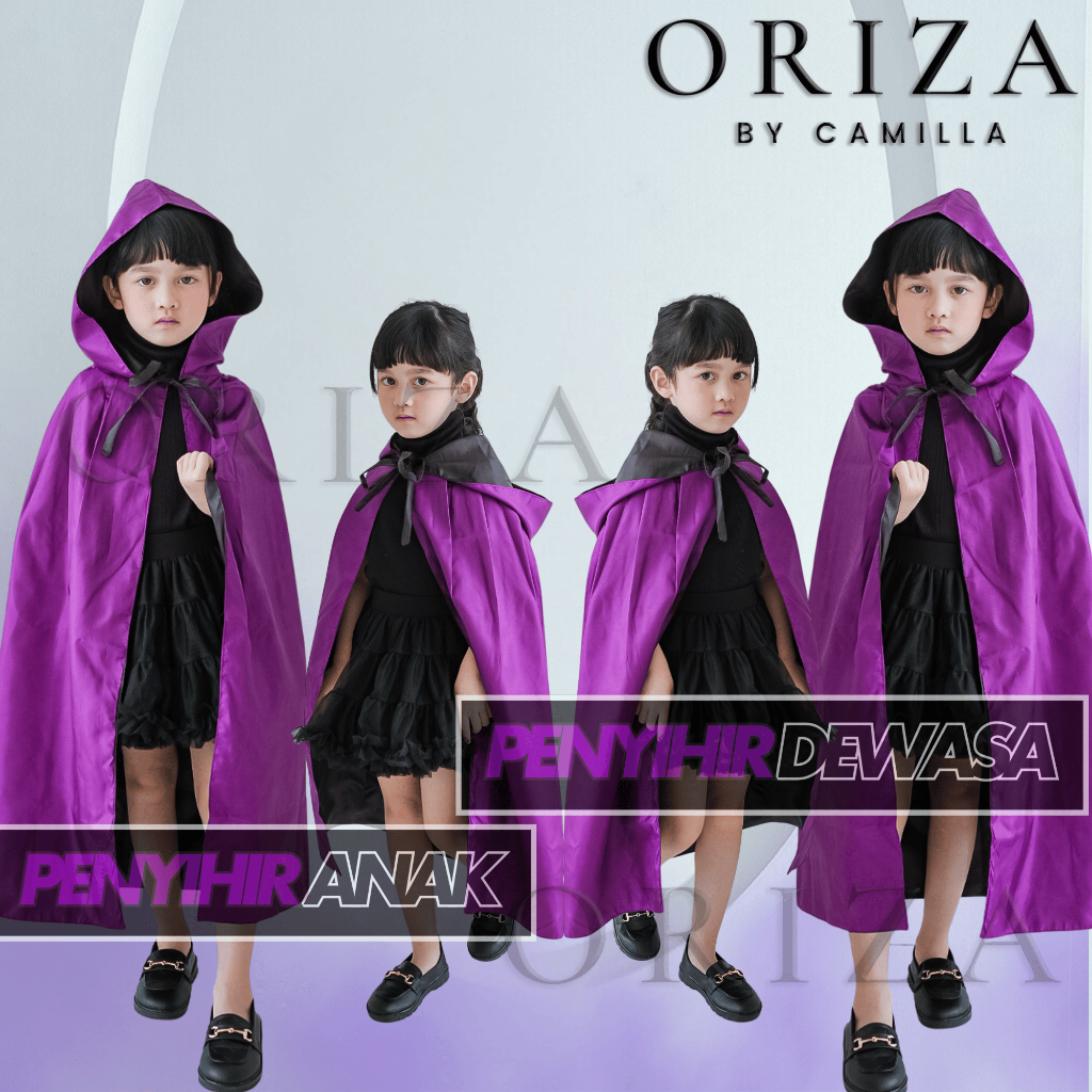 PENYIHIR UNGU | JUBAH PENYIHIR | PENYIHIR ANAK | COSPLAY PENYIHIR