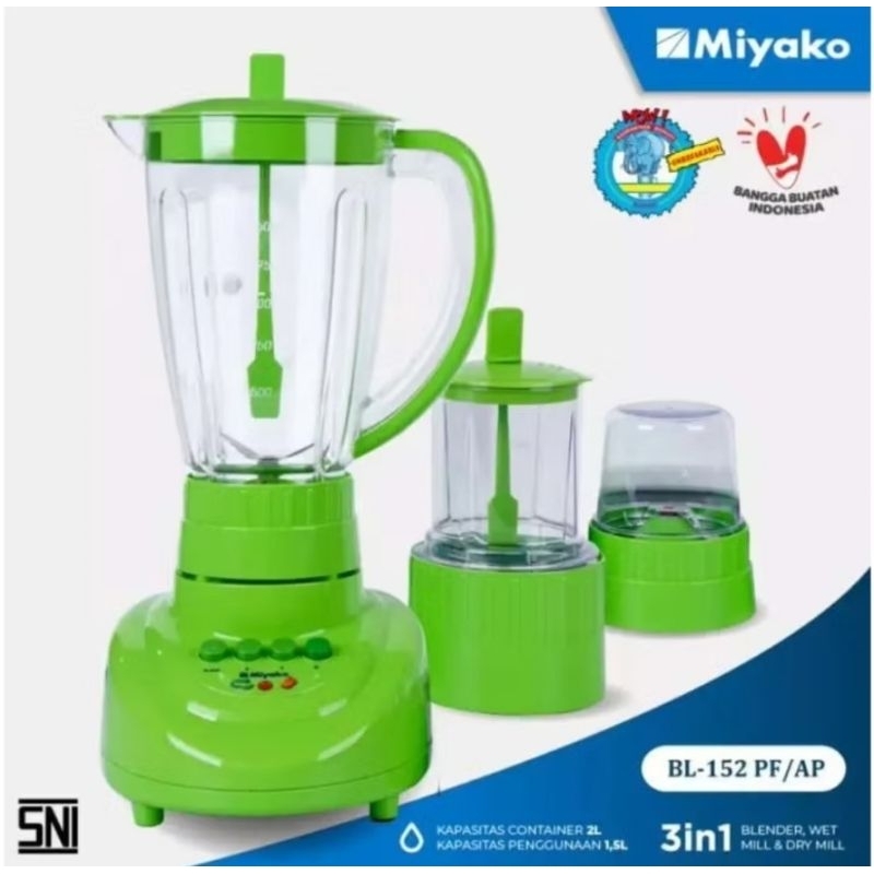BLENDER MIYAKO BL-152 PF/AP blender serbaguna blender sayur blender jus blender buah blender es