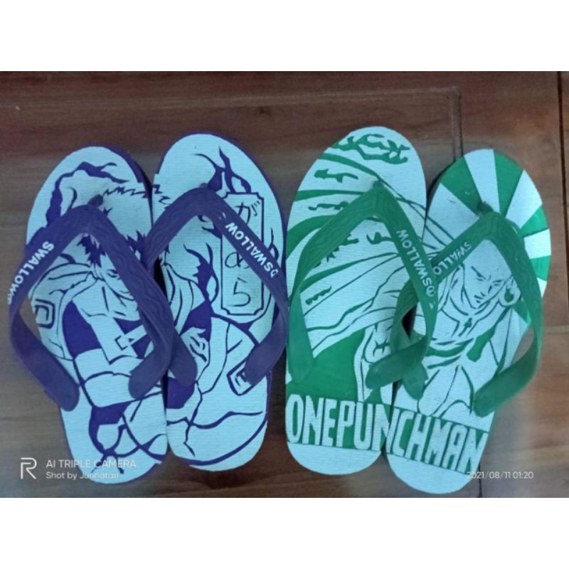 Sandal Swallow Ukir Anime