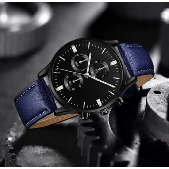 JAM TANGAN PRIA SWIS ARMY C76 ANALOG KULIT KEKINIAN