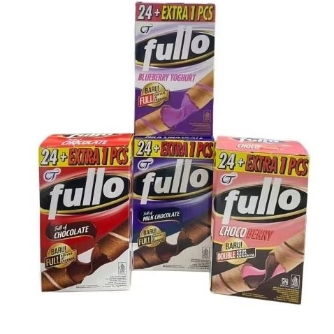 

(BOX) FULLO Wafer Roll Stick Aneka Rasa Isi 24+Extra 1Pcs