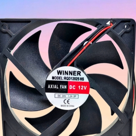 Kipas DC 12V 12cm Winner Fan RQD12025 High Speed