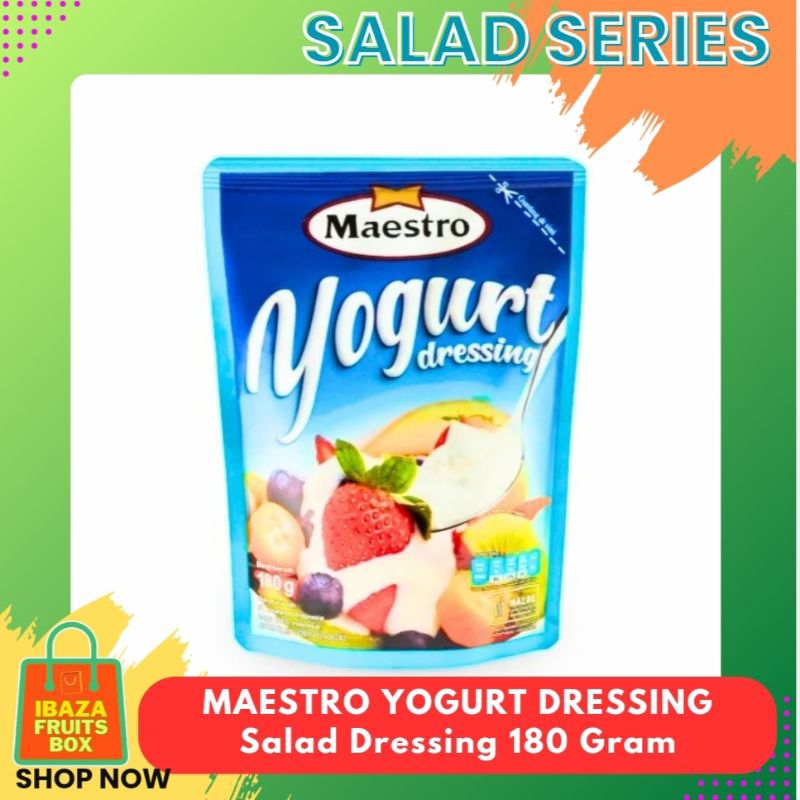 

Yogurt Dressing Maestro Saus Salad Kemasan Pouch 180 gram