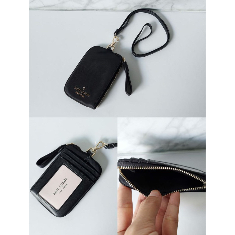 

Kate Spade Chelsea Nylon Lanyard Black AUTHENTIC