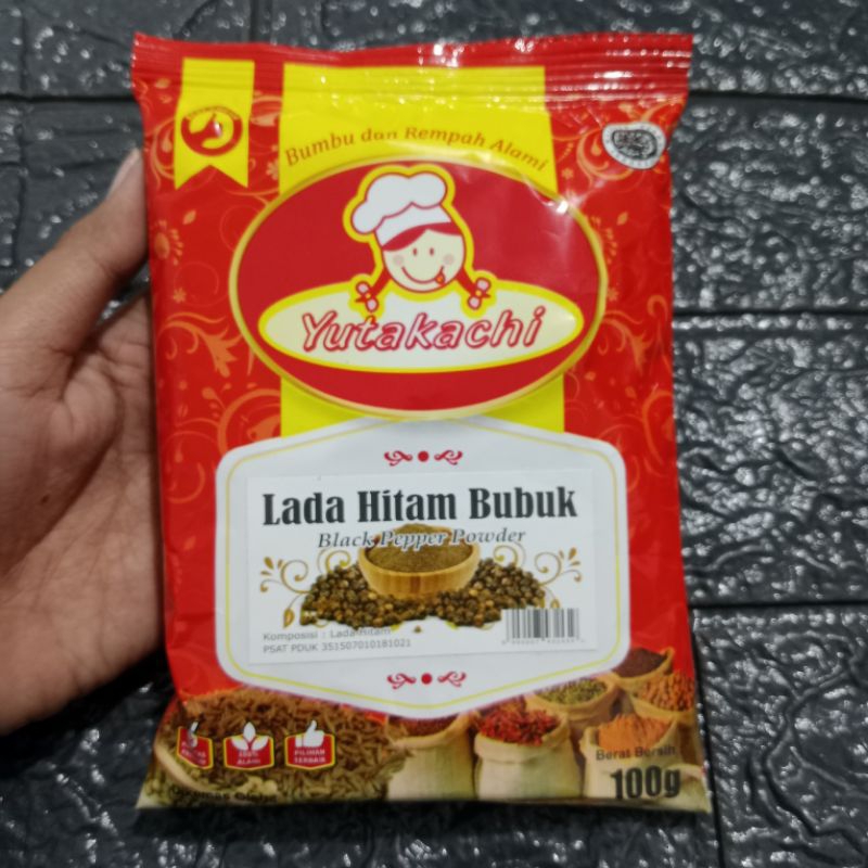

YUTAKACHI LADA HITAM BUBUK 100gram