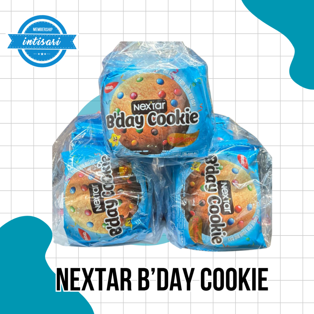 

Nextar B'Day Cookie ISI 10 PCS ( BALL )