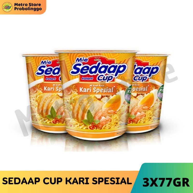 

MIE SEDAAP CUP KARI SPESIAL 3PCS