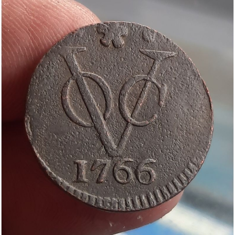 KS118 Koin Voc 1 duit Holland 1766