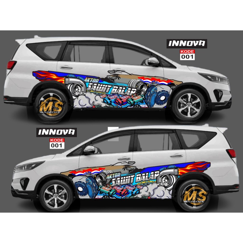 DECAL MOBIL INNOVA REBORN PAJERO AVANZA XENIA - SEMUA JENIS MOBIL