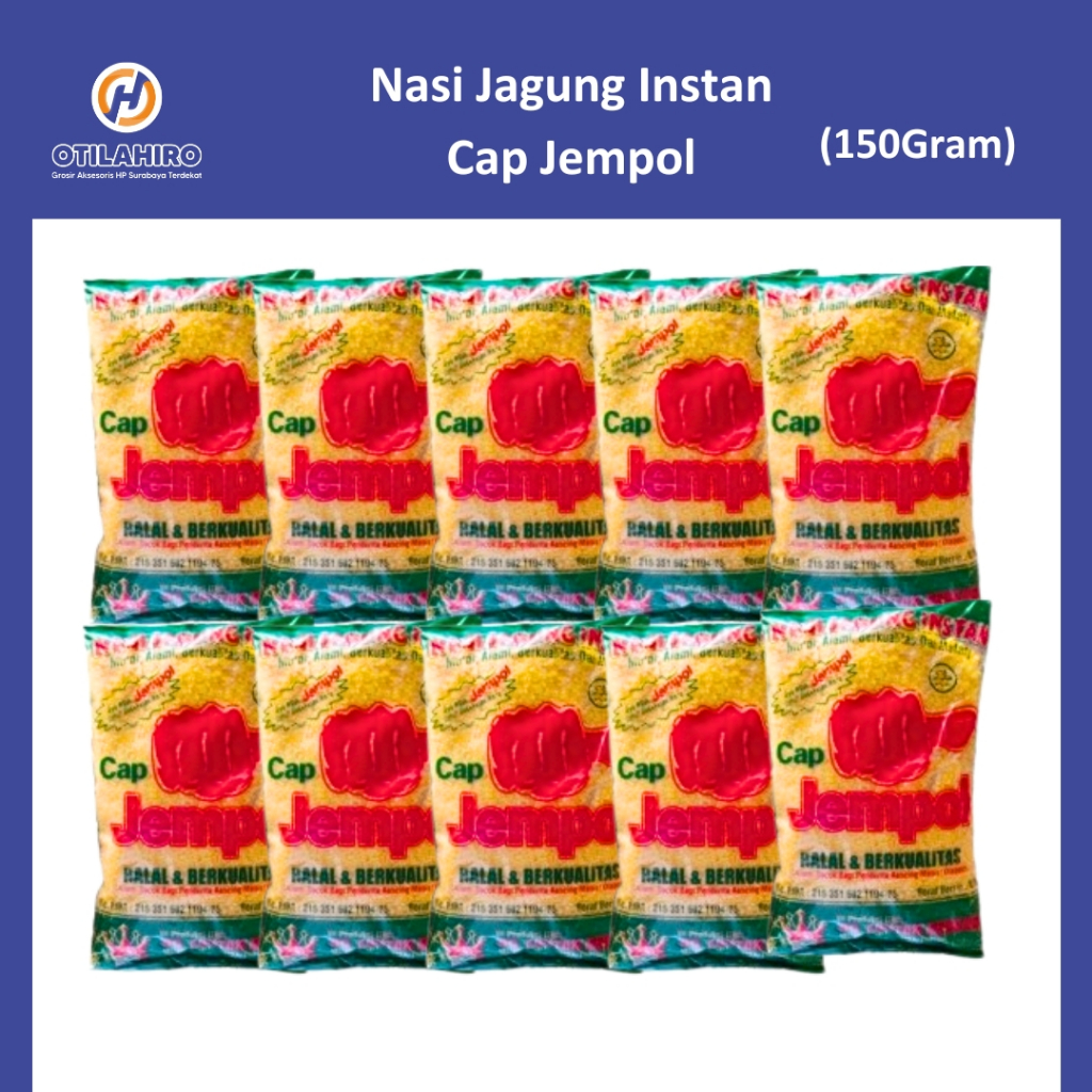 

Beras Jagung JEMPOL 150 GRAM ( isi 10 Bungkus)