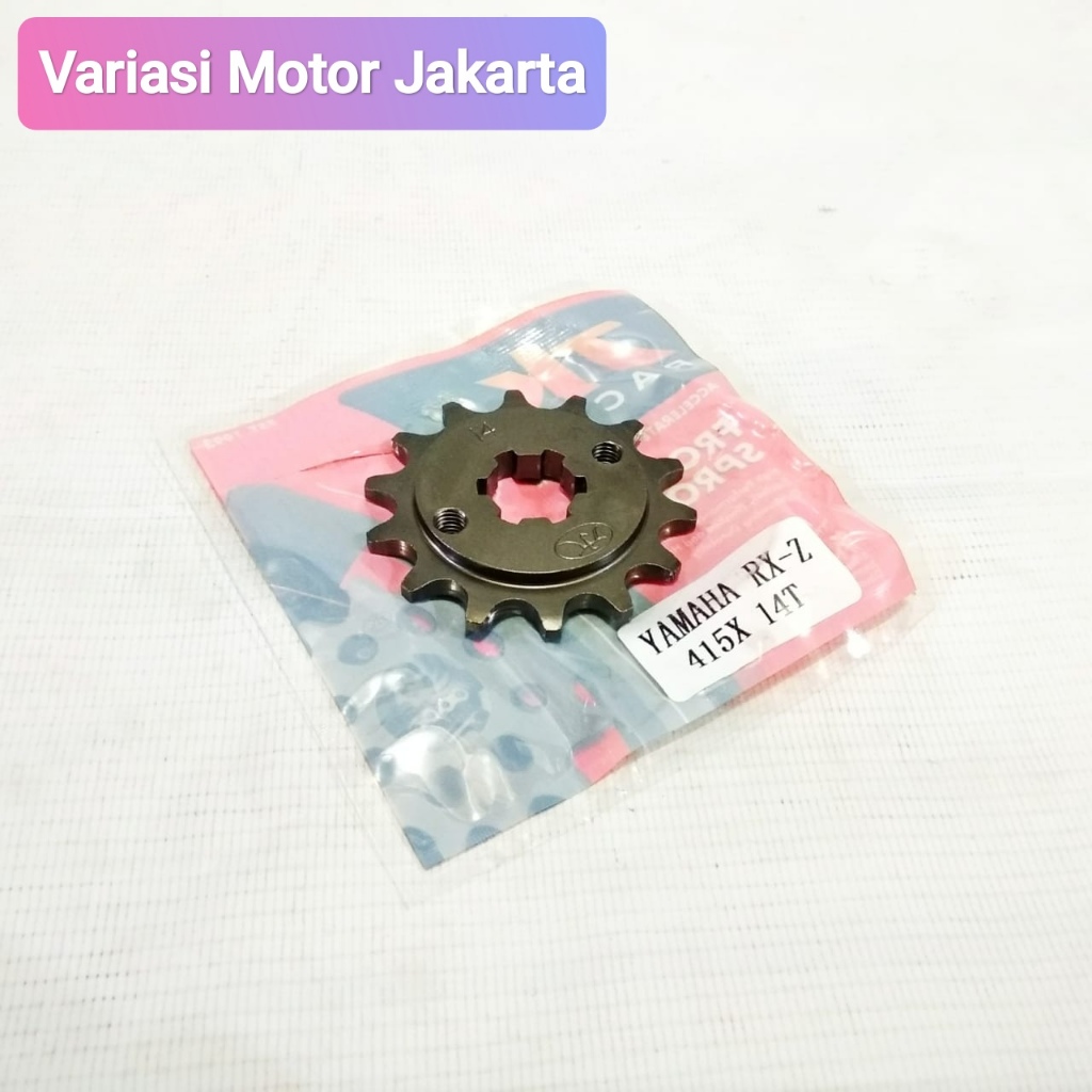 Gear Depan Rx King Jupiter Satria Fu GSX 150 TK Racing 415 Tipis