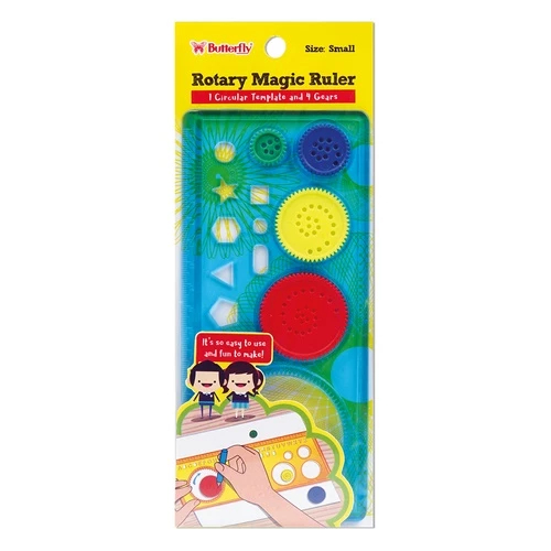 

Penggaris Putaran Kecil BUTTERFLY Rotary Magic Ruler Small