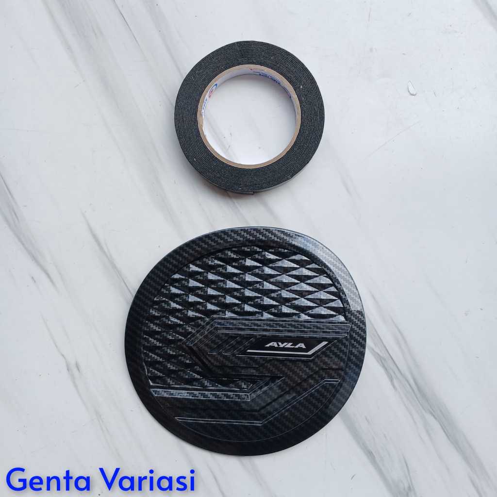 Tutup Tangki Daihatsu Ayla 2023 - Carbon Glossy
