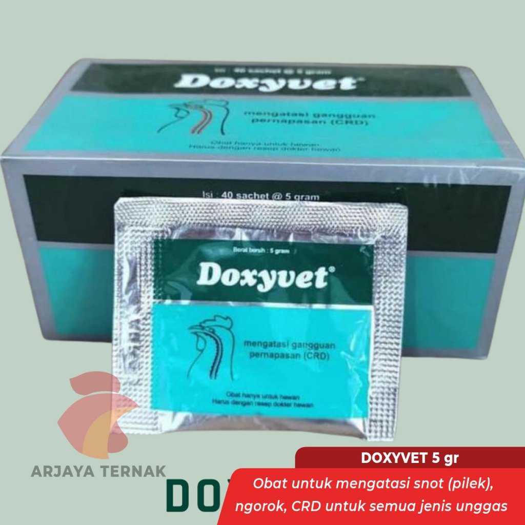 Doxyvet 5 Gr Medion OBAT Pilek & Ngorok Snot Ayam