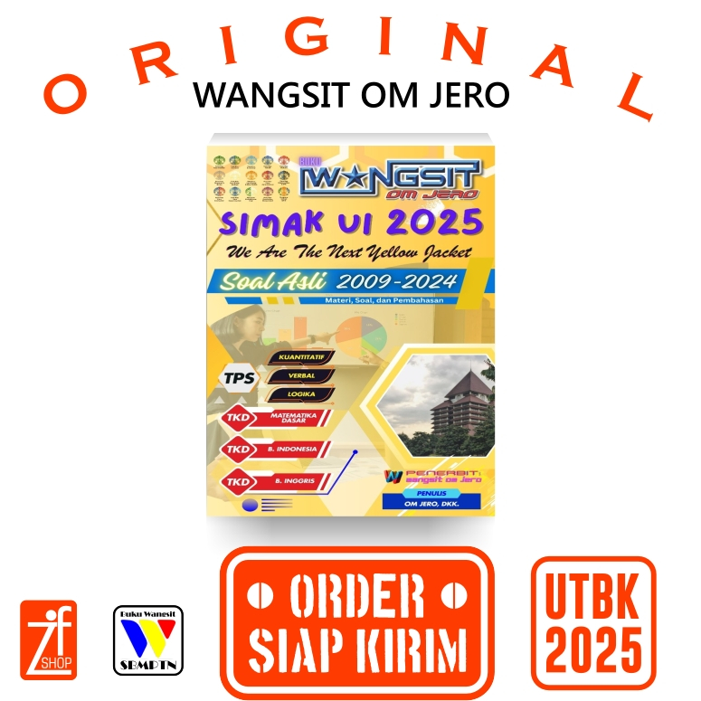 Buku Wangsit 2025 - Buku Wangsit OM JERO UTBK SNBT SIMAK UI 2025