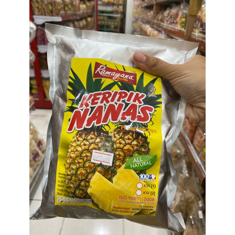 

Keripik Nanas Berat 80 Gram