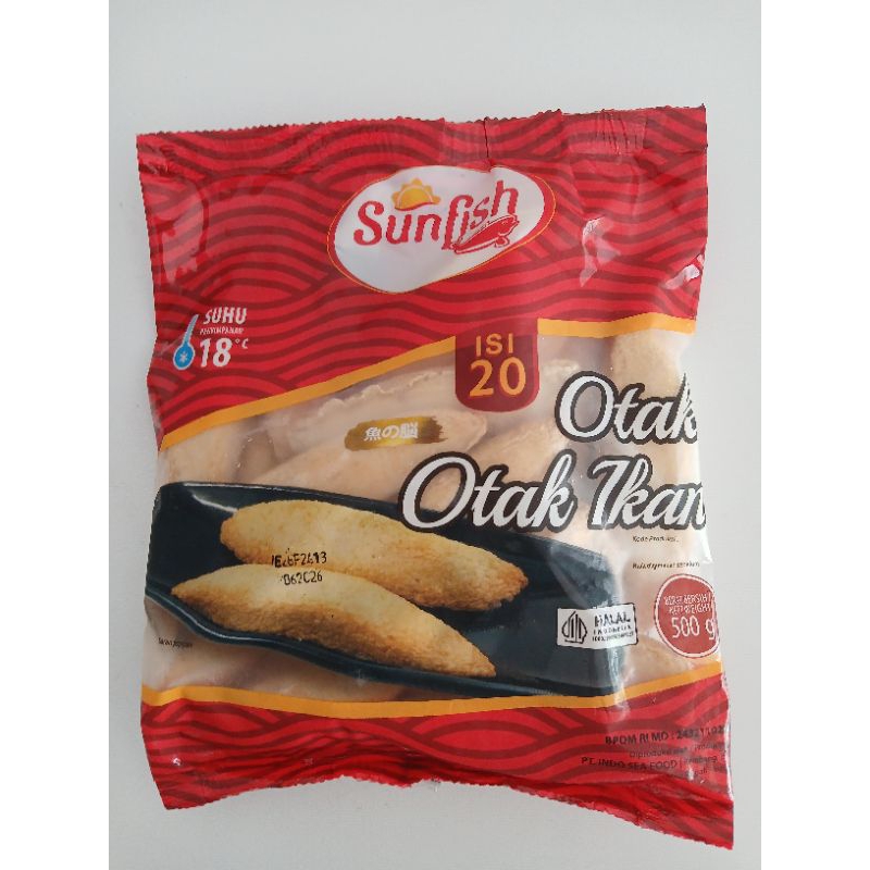 

Sunfish otak otak ikan isi 20 - frozen food 500g