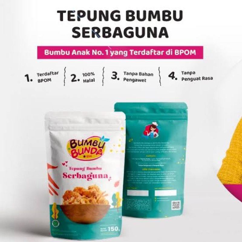 

tepung bumbu serbaguna bumbu bunda elia 150gr