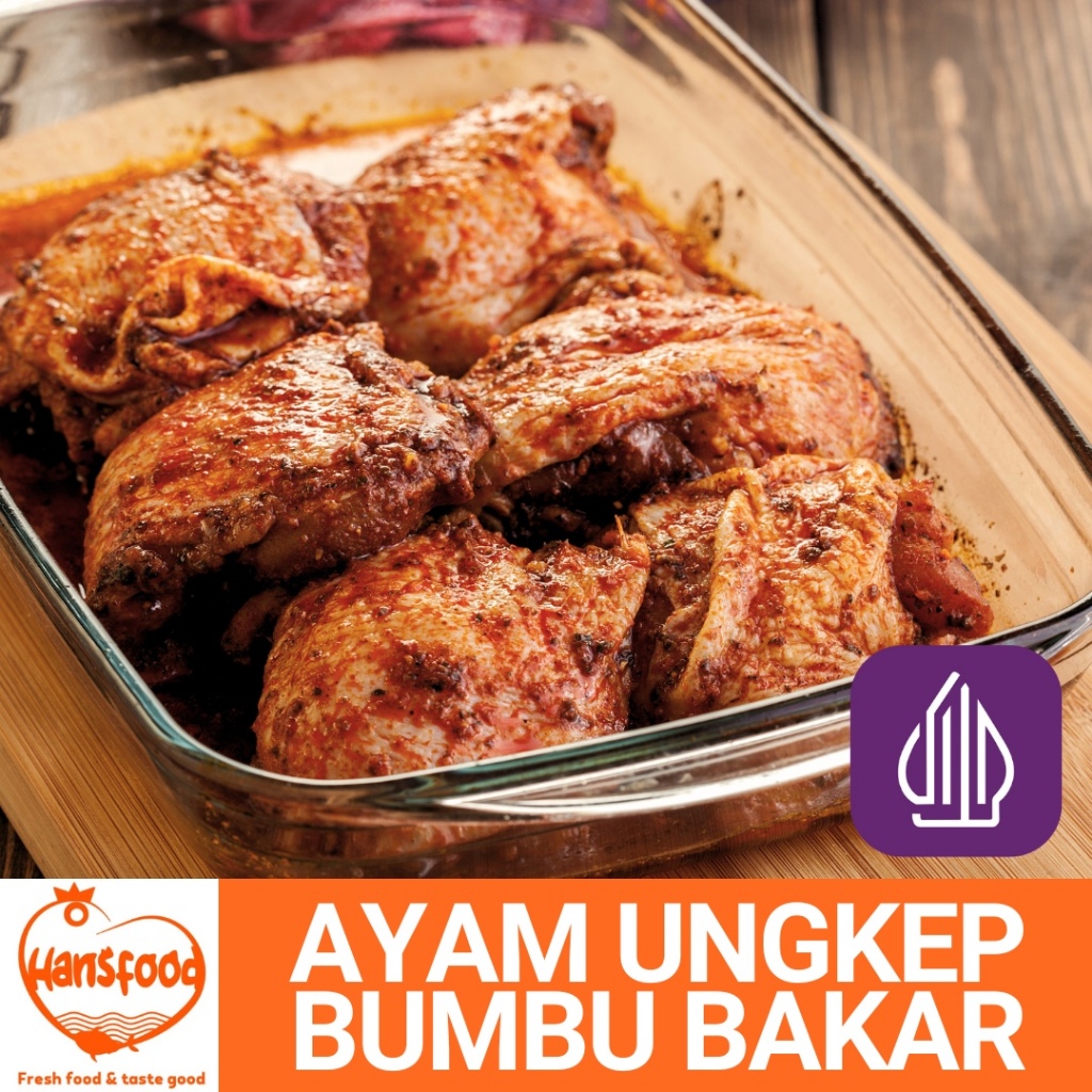 

Ayam Ungkep Bumbu Bakar (free sambal)