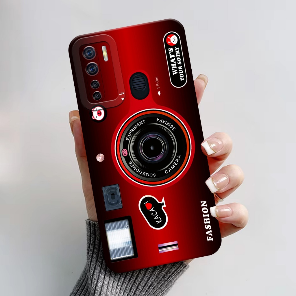 Case Oppo Reno 3 - Softcase Oppo Reno 3 Motif CAMERA - Case Pro Camera - Case Hp Oppo Reno 3 - Casin