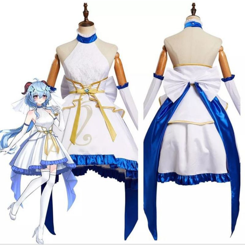 Ganyu Lolita Dress  Party Costume Cosplay