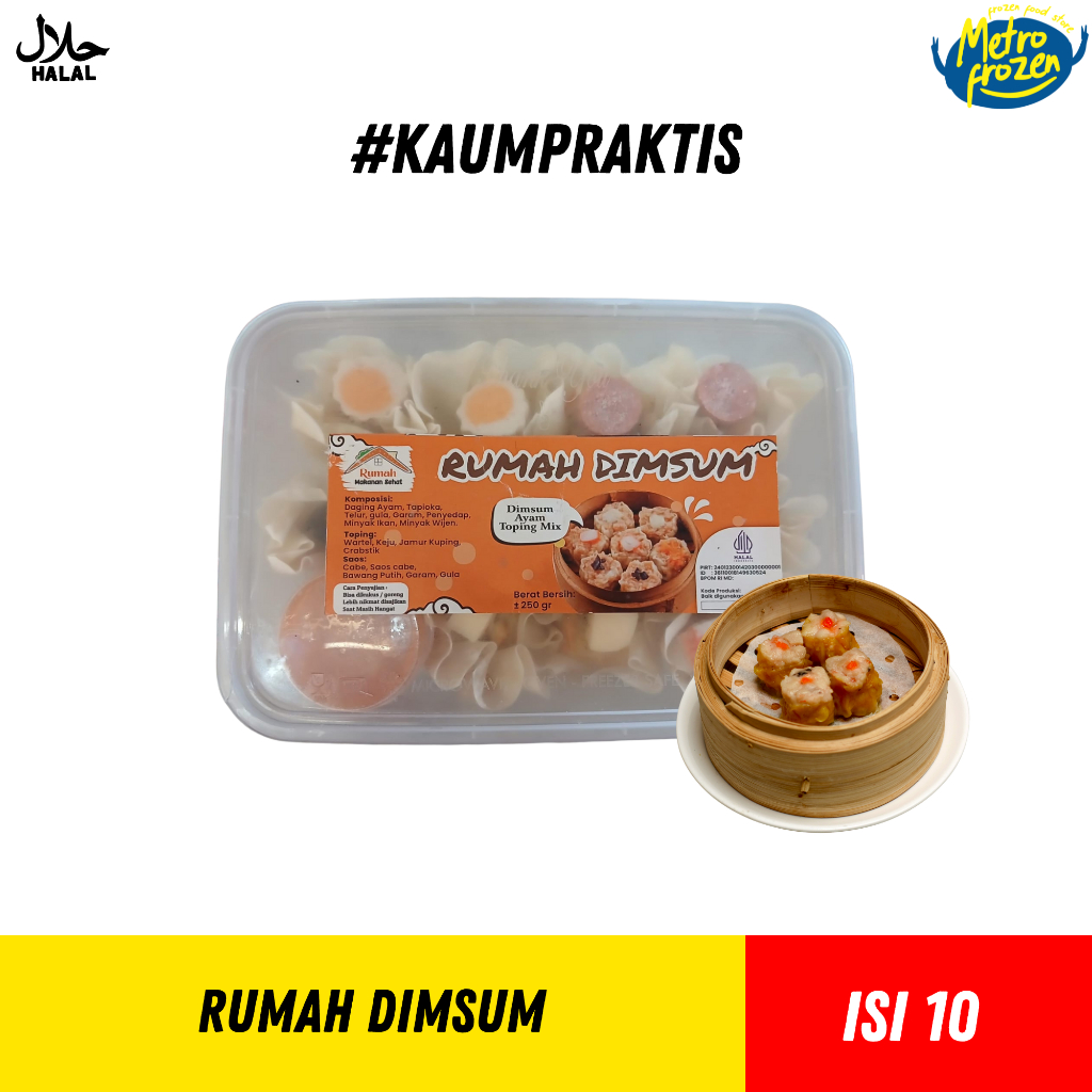 

RUMAH DIMSUM Topping Mix (10pcs)