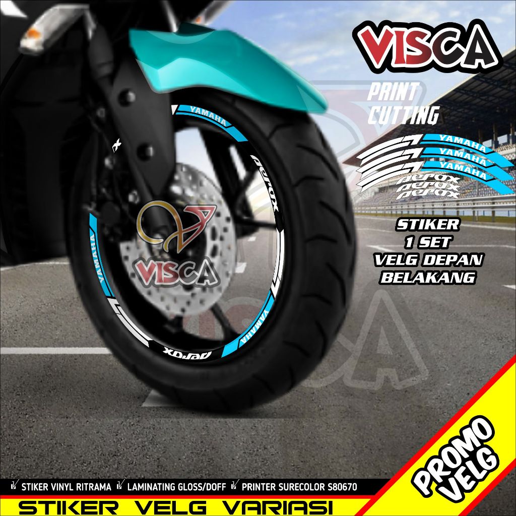 Stiker Velg Aerox List Velg Motor Stiker Velg Aerox A05