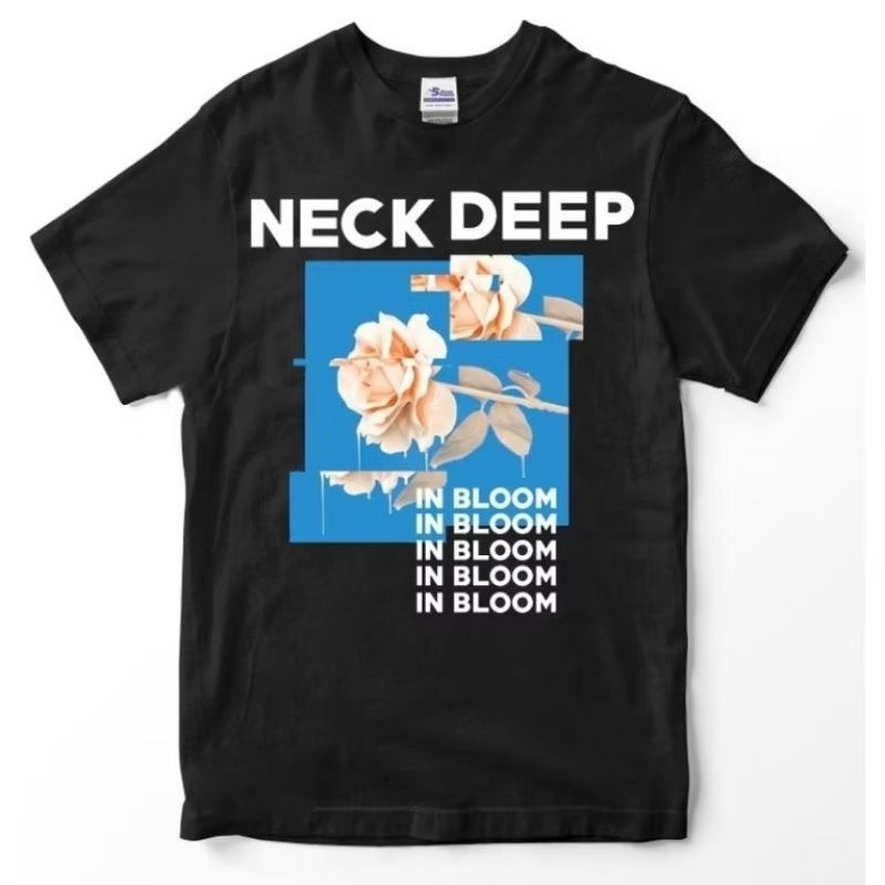 kaos NECK DEEP 2 IN BLOOM Premium Tshirt neckdeep pop punk kaos band greenday blink182 sum41 KAOS MU
