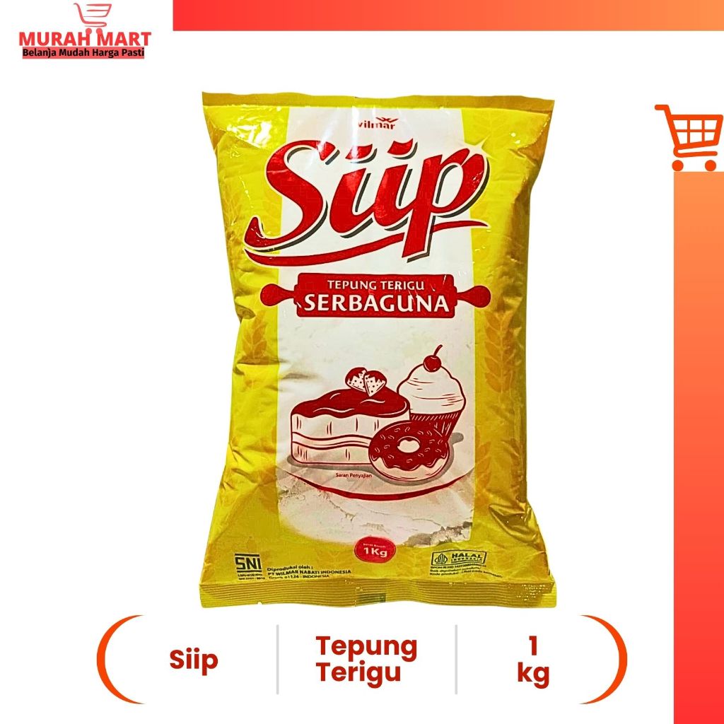 

Tepung Terigu Serbaguna Siip 1 Kg