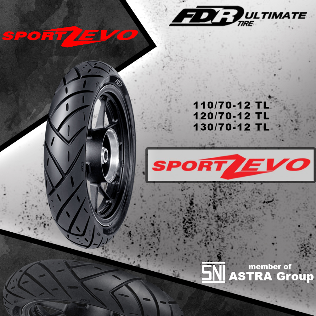 Ban tubeless ring 12 fdr zevo matic (fazzio)