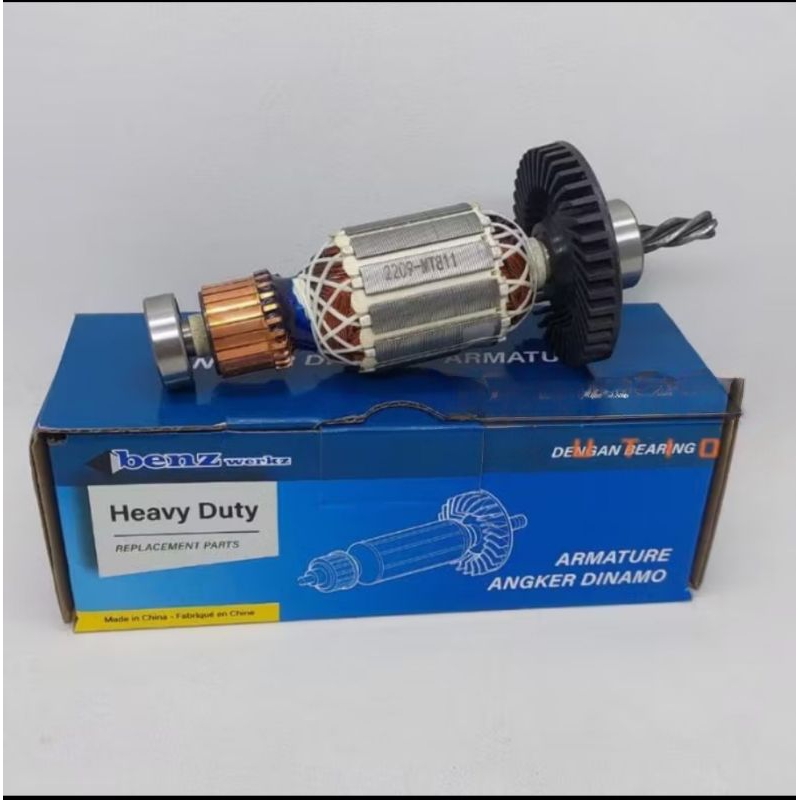 BENZ ARMATURE MT811/ ANGKER MESIN BOR MAKTEC MT811 / BENZ MT811 with Bearing