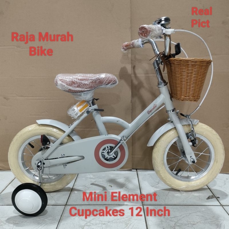 Sepeda Anak Perempuan Mini 12 Inch Element Cupcakes Sepeda Anak Mini Element Cupcakes Sepeda Mini El