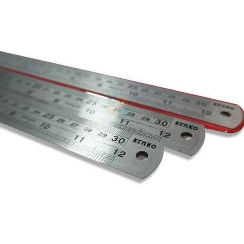 

( 12 Pcs ) Penggaris Besi Kenko 30cm SF6