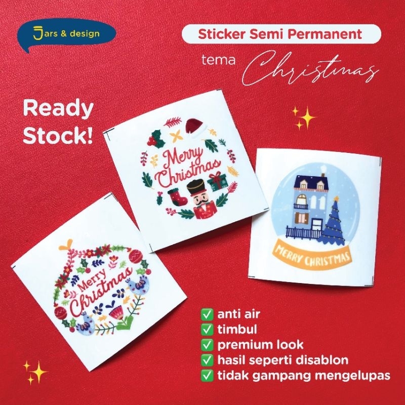 

Stiker Tema Natal / Stiker Semi Permanen Tema Natal / Stiker UV DTF Tema Natal